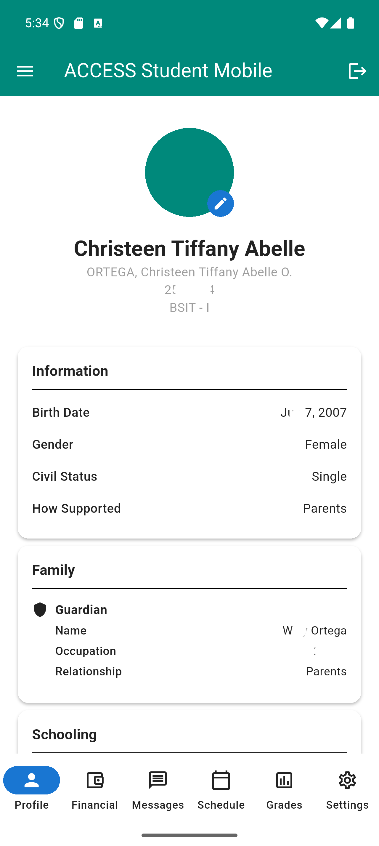 ACCESS Student Mobile App